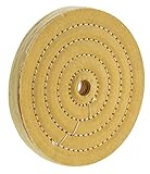 Woodstock D3191 Buffing Wheel, 6-Inch by 50 Ply by 5/8-Inch Hole [並行輸入品]
