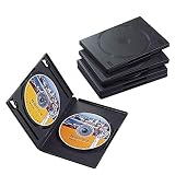エレコム トールケース DVD BD 対応 標準サイズ 2枚収納 5個セット ブラック CCD-DVD05BK