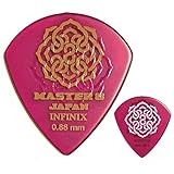 【10枚セット】MASTER8 JAPAN INFINIX HARD POLISH JAZZ III XL 0.88mm RUBBER GRIP 滑り止め加工 ギターピック [IFHPR-JZ088]