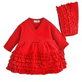 minimumkobe (ミニマム神戸)赤ちゃん 記念写真 外出 フォーマル 9ヶ月 (RED)