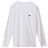 長袖Tシャツ 長袖 丸首 綿100％ ワンポイントロゴ刺繍 ロングスリーブTシャツ メンズベーシック C3-P401Z-010-XL