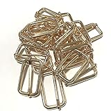 ECOKIJI(エコキジ)リュックカン 20mm 26mm 32mm 38mm 50mm選べる線径2.7mm 3.7mm 4.7mm 全14サイズ 全6色 20個セット 手芸 アクセサリーパーツ (シャンパンゴールド，26mm 線径4.7mm)(RK26G20)