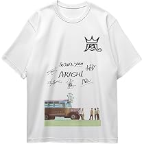 Amazon.co.jp: [KOMCEI] 嵐 ARASHI/Five Tシャツ 記念デザイン 半袖