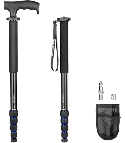 Amazon.co.jp: 登山 杖 カメラ 一脚 トレッキング スノー フォト