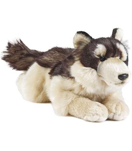 Whitaker Der Wolf – Kuschelweiches Stofftier, 18 Zoll Groß, Sicher Und Super Süß