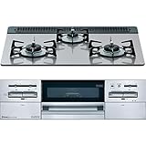 Rinnai RHS31W12G16RX-SR-12A13A ガラストップシリーズ [ビルトインガスコンロ(都市ガス用・右強火力・60cm)]