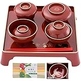 お食い初め 食器セット ハローキティ 男の子 朱色 緑黄色野菜入り そうめん