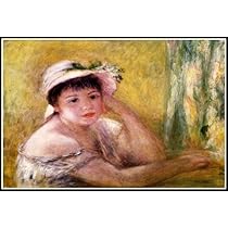 Amazon | 麦わら帽子をかぶった女性 1880 絵画 ピエール