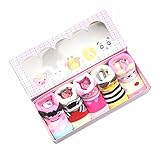 クリエイティブバラエティソックス快適な厚みの新生児ソックスは女の赤ちゃんのために設定します