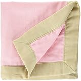 ポンチョベビー Poncho Baby ベビーケット ミニサイズ Lovey Blanky オーガニックコットン100%   ピンク/ベージュ