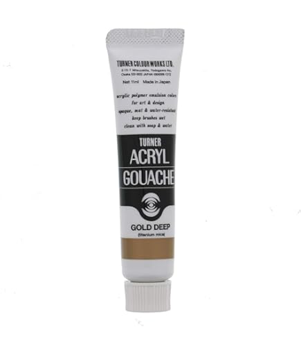 (未使用･未開封品)　ターナー色彩 アクリルガッシュ ゴールドオレンジ AG040073 40ml(9号) ar3p5n1 絵具 『アクリルガッシュ 40ml ゴールドオレンジ』 TURNER