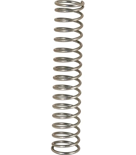 Prime-Line Compression Spring, Spring Steel Construction Nickel Plated Finish 0105 Ga X 7 8 In X 3 In 2 Pk Sp 9731