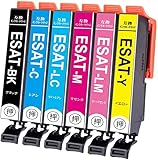 エプソン SAT-6CL 互換インクカートリッジ 6色セット サツマイモ ICチップ付 EP-712A EP-713A EP-714A EP-715A EP-716A, EP-812A EP-813A EP-814A EP-815A EP-816A