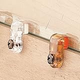 Retainers、プラスチック、3 / 16 "オフセット、クリア( 10 )