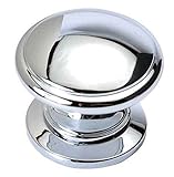 1-1/4 in. Williamsburg Chrome Cabinet Knob (Set of 10) by Belwith Products [並行輸入品]