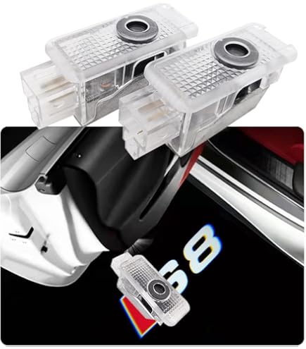 Amazon | Audi アウディ純正 「S」ロゴ LEDプロジェクター カーテシ