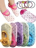 Kid Essentials? 5 Pairs 8-36 Months Cute Lovely Baby Girl Toddler Mary Jane Anti Slip Skid Sock, Wit