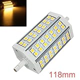 R7S Led Bulb 10W 118Mm Warm White Ac 85-265V 42 Smd 5050 Corn (Usa)