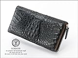 【GODANE】ゴダン 本革 クロコダイル ラウンドファスナー長財布（spcw8035cp/b...