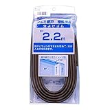 ダイオ化成 網戸用 虫よけゴム 2.2m ブロンズ 網戸とサッシのすき間を埋める