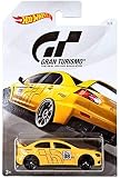 Hot Wheels 2008 Lancer Evolution 2018 Gran Turismo Series #2 Yellow 2008 Mitsubishi Lancer Evolution 1:64 Scale Collectible Die Cast Metal Toy Car Model #3/8