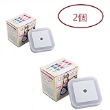 LEDナイトライト　ワイヤレス・コンセント式　明暗センサー　夜間センサー　小型　室内　常夜灯　授乳用　枕元灯　足元灯　階段下・廊下・部屋・キッチンなどの場所に適用