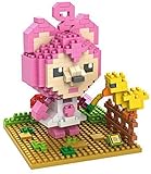 Little Treasures Loz diamond blocks peach princess Mario character I-block fun compatible to Nanoblo
