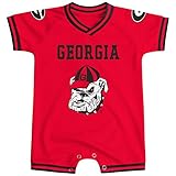 GeorgiaスーパーファンBaby Onesie、3 – 6ヶ月