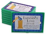 Lunchbox Love Notes for Kids by Say Please. 96 positive lunch notes, fun TRIVIA and JOKES for your c