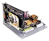 PC オープンフレーム テストベンチ 透明 アクリル オーバーロック コンピュータ ケース ATX マザーボード用 DIY 検証用まな板 ベーススタンド