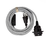 Swag Light - Hanging Pendant Light Cord Kit by Color Cord Company - Choose from multiple colors - Bl