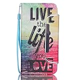UNEXTATI Galaxy S6 ケース 手帳型ケース 2 in 1 高級PUレザー 耐衝撃 全面保護 Samsung Galaxy S6ケース カバー Case (マルチカラー, P7)
