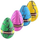 [YKLワールド]YKL WORLD Emulational Dinosaur Dragon Hatchgrow Eggs Large Big Size Pack of 4pcs YKLTOY259 