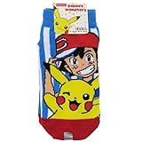 ポケットモンスター[子供用 靴下]キッズ ソックス/ピカチュウとサトシ アローラ ポケモン