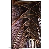 David Barnesプレミアムシックラップキャンバス壁アート印刷題名Saint Chapelle、パリ、フランス 32" x 48" 2145890_24_32x48_none