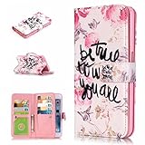 UNEXTATI iPhone 6 / iPhone 6s ケース 高品質 PUレザー 手帳型ケース 保護カバー カード収納 液晶保護 防塵 Apple iPhone6 / iPhone6s 用 Ca