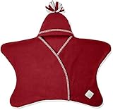 Tuppence & Crumble タッペンスアンドクランブル 星型アフガン Star Wrap スターラップ 0-4ヶ月用 レッド