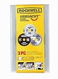 Rockwell RW9232K VersaCut 3-piece Circular Saw Blade Set [並行輸入品]