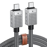 Yottamaster USB Type-C ケーブル(1m) 240W PD急速充電対応 40Gbps高速データ転送 USB4対応,Thunderbolt 4/3対応,8K@60Hzビデオディスプレイをサポートラップトップに対応