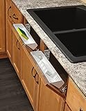 High Quality - 6572-11-11-52 - 11 in. White Polymer Tip Out Sink Front Trays and Hinges