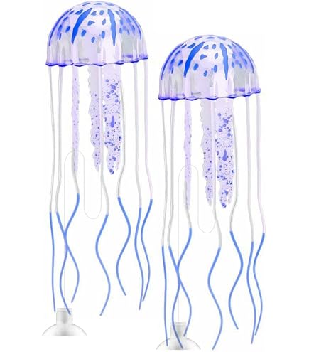 Amazon | まるで本物 アクアリウム用 人工くらげ【3匹セット】魚に無害