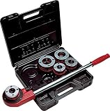 Reed Tool DH82-3 Enclosed Ratchet Threader Set, 3/8 to 1-1/4-Inch [並行輸入品]