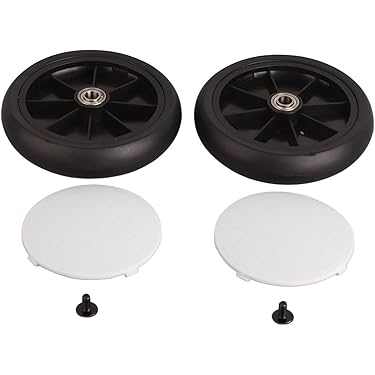 MroMax Strollers Wheel Set 4Pcs Foaming 12cm Single 120x25mm (Dia X Thickness) Black & Yellow