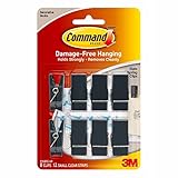 Command Spring Clips, Slate, 8-Clips (17089S-8ES) by Command