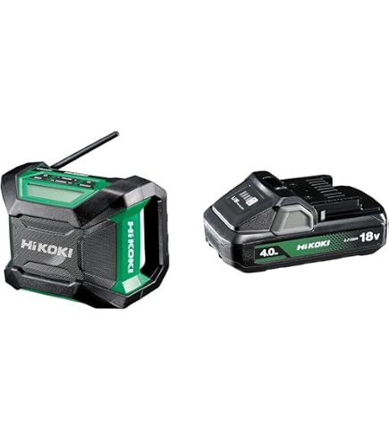 Amazon.co.jp: HiKOKI(ハイコーキ) 14.4V/18V共用 充電式 ラジオ 