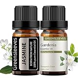 GREENSLEEVES エッセンシャルオイル 100％ ピュア精油 ナチュラル ディフューザー用 マッサージ用 アロマ テラピー 10ml (ジャスミン クチナシ)