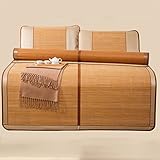 竹マットマット装飾マット1.5m折り畳みダブルマット夏ダブル竹マット (色 : Skin care seats)