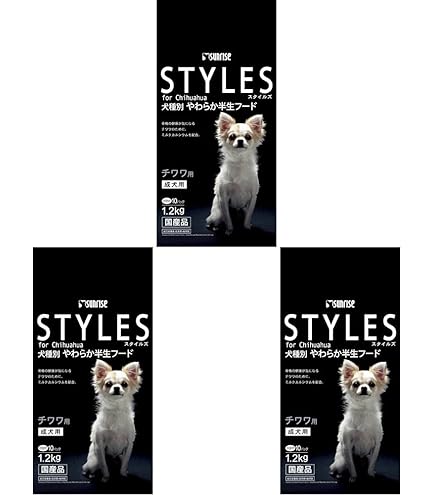 Amazon | サンライズ スタイルズ チワワ用 成犬用 1.2kg×2個セット