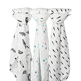 Baby Muslin Swaddle Breathable Multi-use BlanketSafebet 100% CottonPerfect gift for shower Unisex La