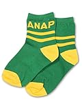 (アナップキッズ) ANAP KIDS バイカラーソックス グリーン